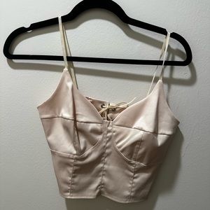 Storets blush corset blouse